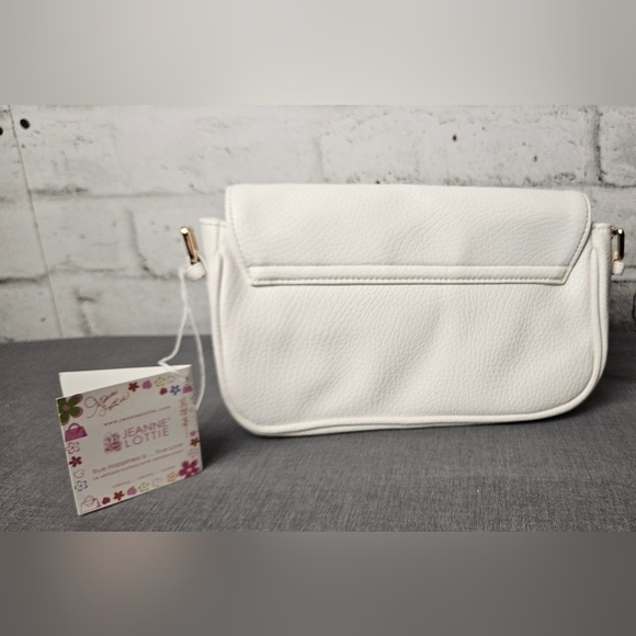 Jeanne Lottie “Paris” White PU Crossbody with Charms – NWT - Picture 2 of 10